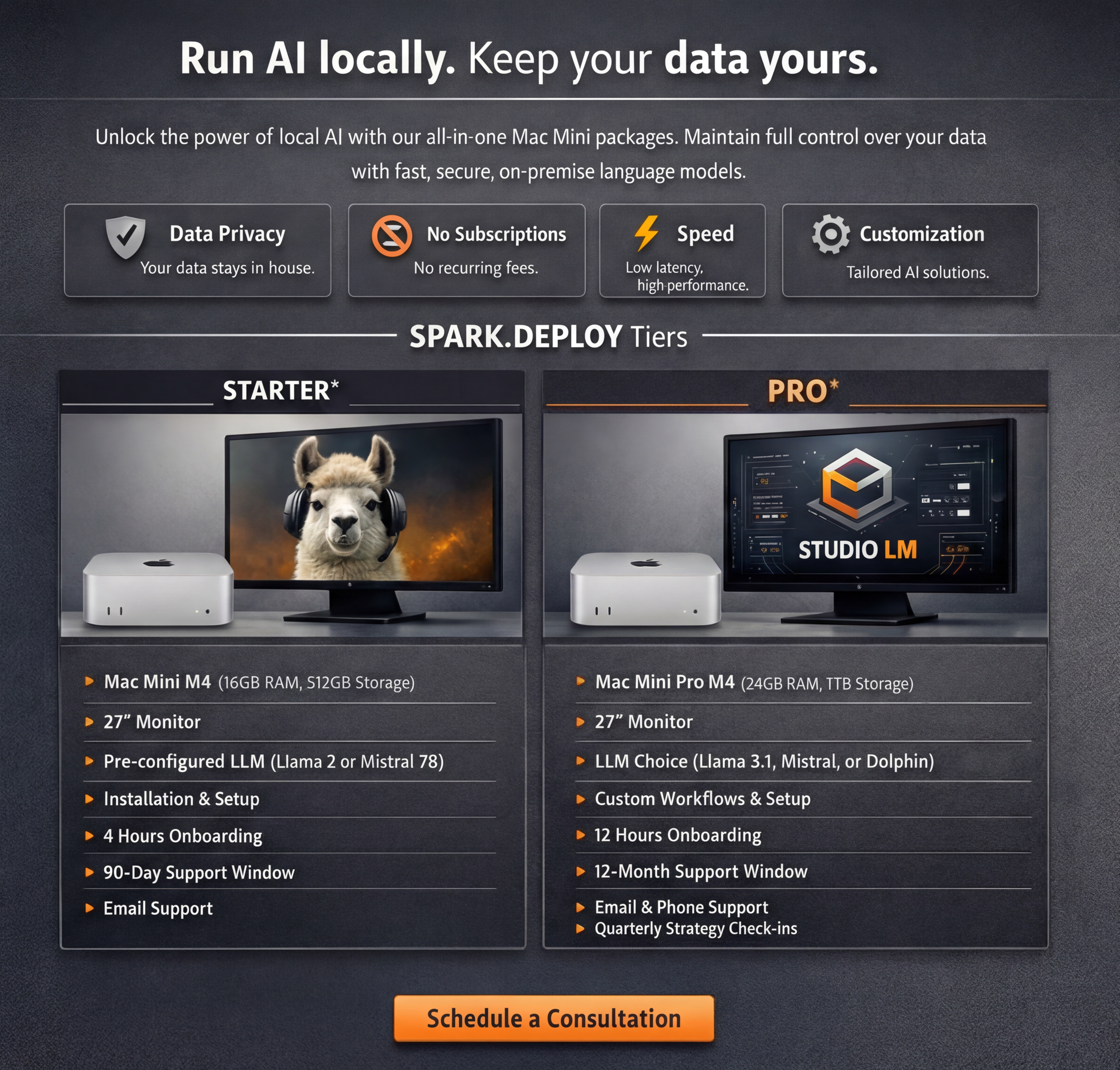 SPARK.AI Deployment Tiers